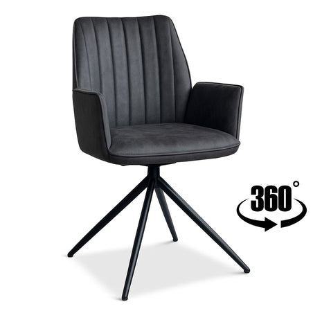 Eetkamerstoel Nautes Misty Antraciet