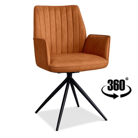 Eetkamerstoel Nautes Misty Cognac