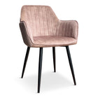 Eetkamerstoel Jeffrey Velvet Liver