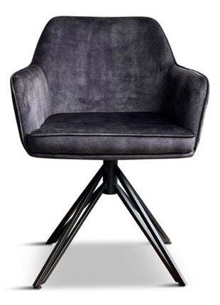 Eetkamerstoel Dijon Velvet Antraciet