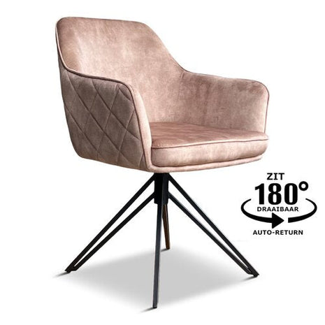 Eetkamerstoel Dijon Velvet Liver