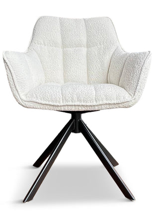 Eetkamerstoel Hamburg Bouclé Naturel