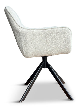 Eetkamerstoel Hamburg Bouclé Naturel