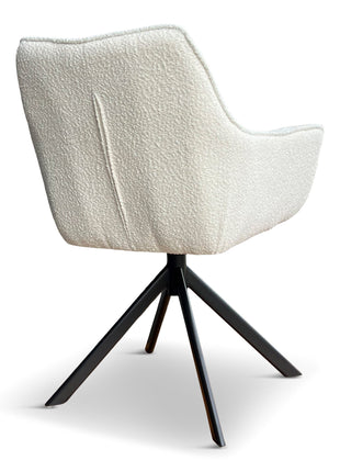 Eetkamerstoel Hamburg Bouclé Naturel