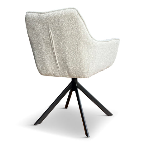 Eetkamerstoel Hamburg Bouclé Naturel