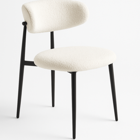 Eetkamerstoel Jaxx Bouclé Naturel