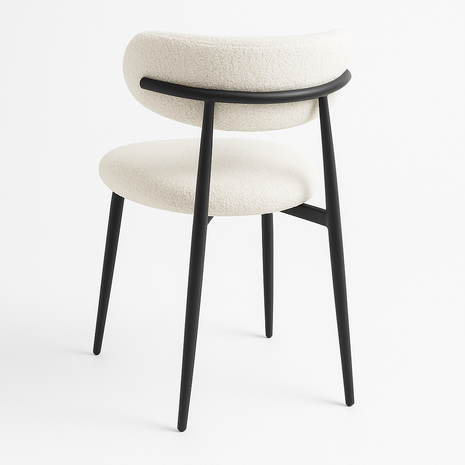 Eetkamerstoel Jaxx Bouclé Naturel