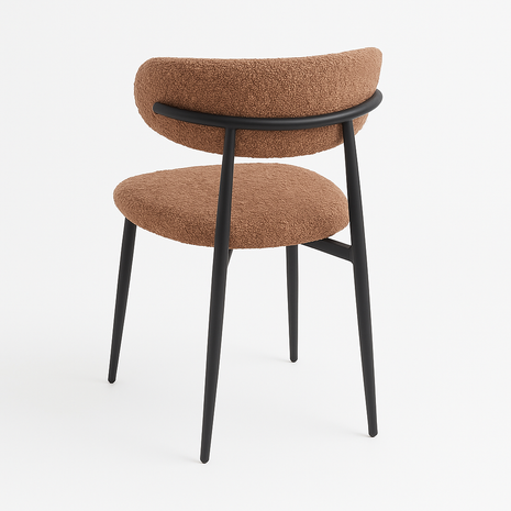 Eetkamerstoel Jaxx Bouclé Taupe