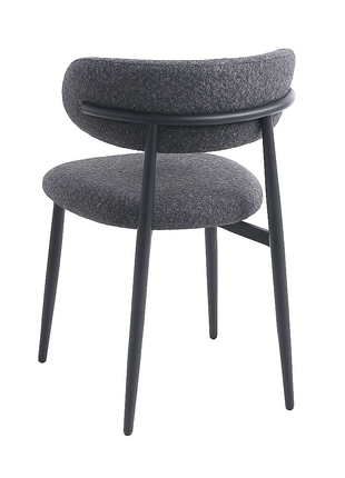 Eetkamerstoel Jaxx Bouclé Antraciet