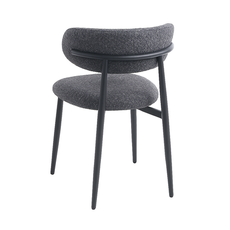 Eetkamerstoel Jaxx Bouclé Antraciet