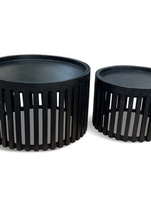 Salontafel S/2 Sven Mango Zwart