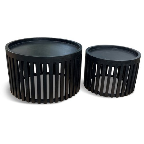 Salontafel S/2 Sven Mango Zwart