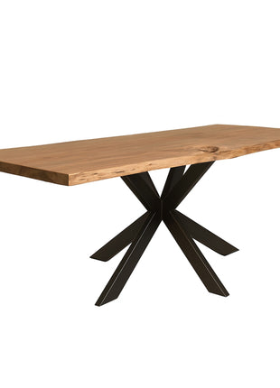 Eettafel Valencia 180x90cm Acacia Boomstamtafel Live Edge