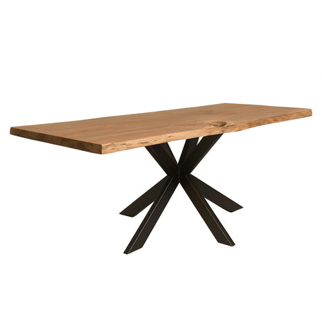 Eettafel Valencia 160x90cm Acacia Boomstamtafel Live Edge