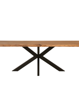 Eettafel Valencia 200x100cm Acacia Boomstamtafel Live Edge