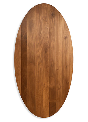 Eettafel Tulsa Ovaal 180x90cm Mango Walnoot Bruin