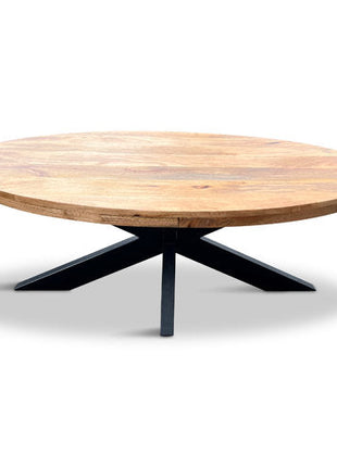 Salontafel Tulsa Ovaal 120x70cm Mango Naturel
