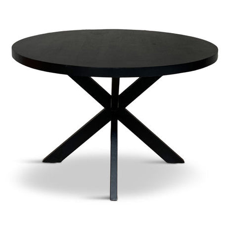 Eettafel Jasper Rond Ø160cm Mango Zwart