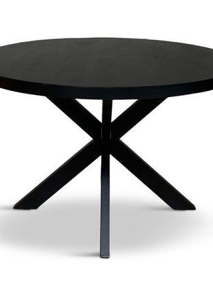Eettafel Jasper Rond Ø140cm Mango Zwart
