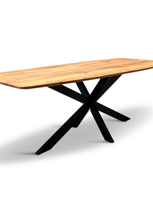 Eettafel Oslo Deens Ovaal 180x90cm Mango Naturel