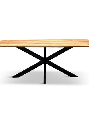 Eettafel Oslo Deens Ovaal 260x110cm Mango Naturel