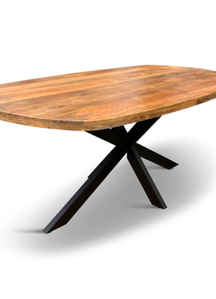 Eettafel Nørre Deens Ovaal 300x120cm Mango Naturel