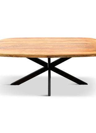 Eettafel Nørre Deens Ovaal230x110cm Mango Naturel