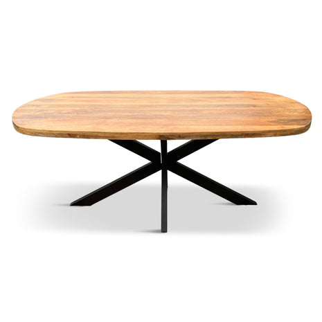 Eettafel Nørre Deens Ovaal 150x90cm Mango Naturel