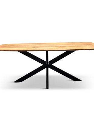 Eettafel Oslo Deens Ovaal 150x80cm Mango Naturel