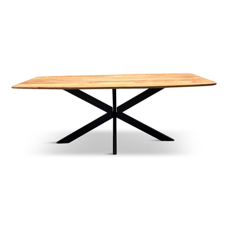 Eettafel Oslo Deens Ovaal 150x80cm Mango Naturel