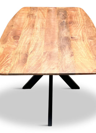 Eettafel Oslo Deens Ovaal 150x80cm Mango Naturel