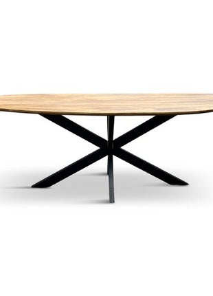 Eettafel Pebble Organisch 240x110cm Mango Naturel