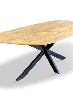 Eettafel Pebble Organisch 180x90cm Mango Naturel