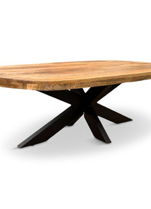 Salontafel Nørre Deens Ovaal 130x70cm Mango Naturel
