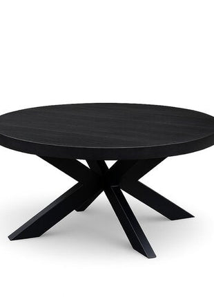 Salontafel Jasper Rond Ø70cm Mango Zwart
