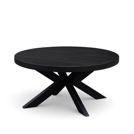 Salontafel Jasper Rond Ø70cm Mango Zwart