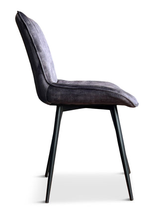 Eetkamerstoel Winston Velvet Antraciet