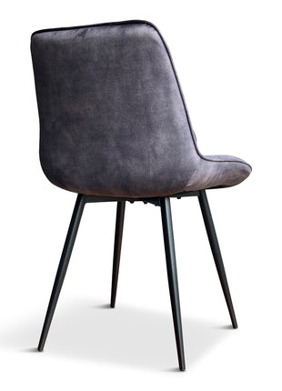 Eetkamerstoel Winston Velvet Antraciet