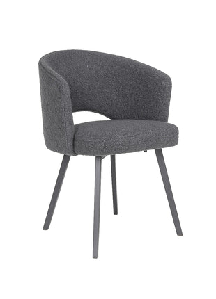 Eetkamerstoel Nice Bouclé Antraciet