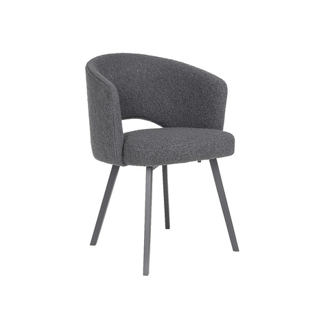 Eetkamerstoel Nice Bouclé Antraciet