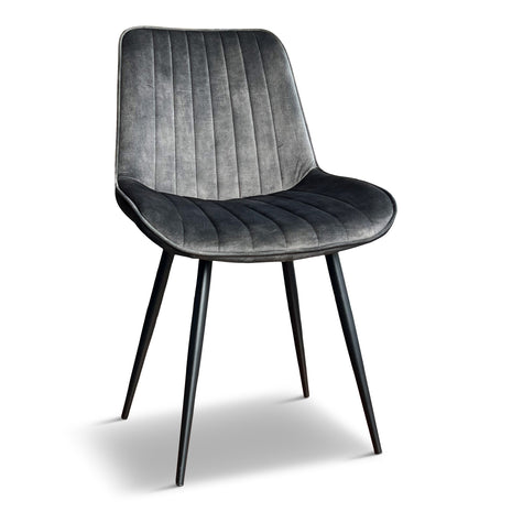 Eetkamerstoel Winston Velvet Hunter