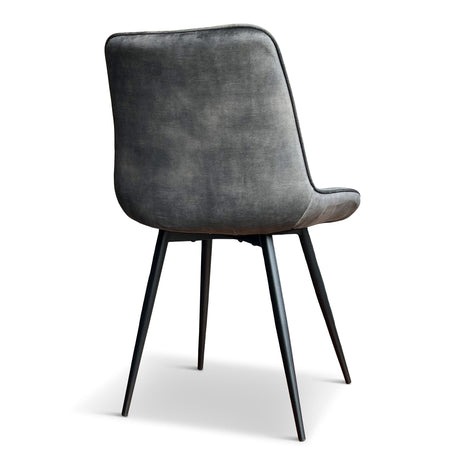 Eetkamerstoel Winston Velvet Hunter