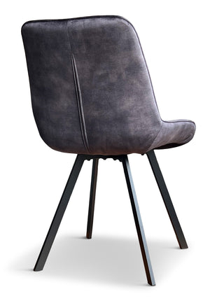 Eetkamerstoel Denise Velvet Antraciet