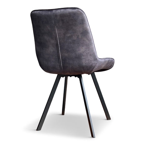 Eetkamerstoel Denise Velvet Antraciet